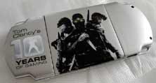Airbrush Design 10 Jahre Tom Clancy auf Sony Playstation Portable_PSP