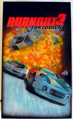 Airbrush Design Burnout Takedown auf Playstation two_PS2