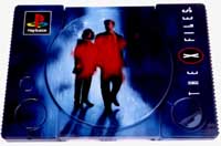 Airbrush-Design Spielkonsole The X Files auf Sony Playstation