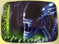 Airbrush Design Alien mit Lack auf Sony Playstation One_PS